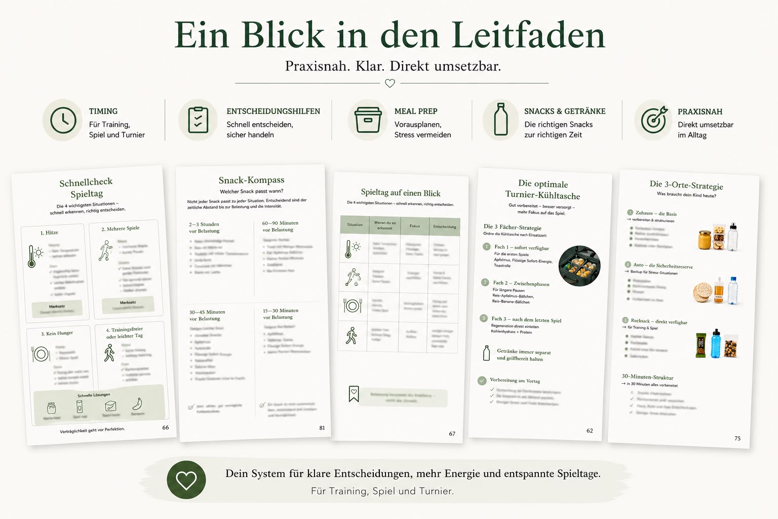 Vorschau: Seiten aus dem Timing-Leitfaden